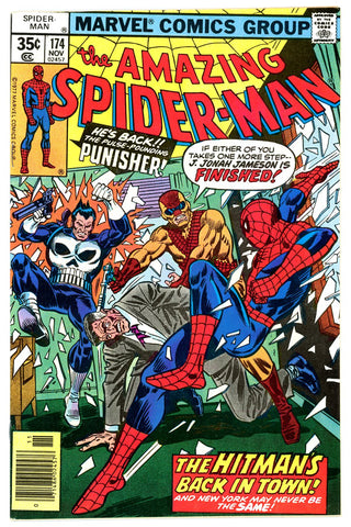 Amazing Spider-Man #174 VF/NEAR MINT 1977 Punisher c/s