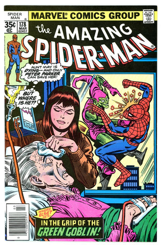 Amazing Spider-Man #178 NEAR MINT- 1978 Green Goblin c/s