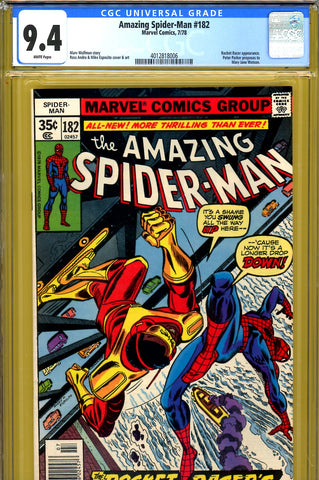 Amazing Spider-Man #182 CGC graded 9.4 first appearance of Jackson Wheele