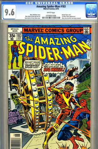Amazing Spider-Man #183   CGC graded 9.6 SOLD!