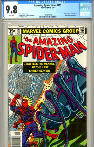 Amazing Spider-Man #191 CGC graded 9.8 HIGHEST GRADED - SOLD!