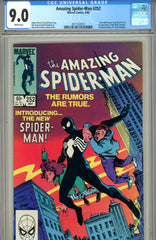 Amazing Spider-Man #252  CGC graded 9.0  first black costume - SOLD!