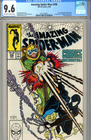 Amazing Spider-Man #298 CGC graded 9.6 first McFarlane Spider-Man - SOLD!