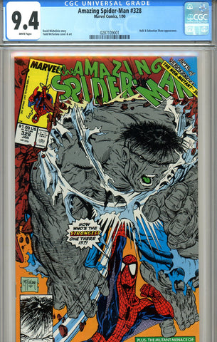 Amazing Spider-Man #328  CGC graded 9.4  McFarlane c/a - SOLD!