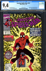 Amazing Spider-Man #341 CGC graded 9.4 Spidey loses his powers - SOLD!