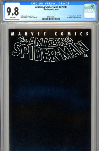 Amazing Spider-Man #477 (v2 #36) CGC graded 9.8 World Trade Center story - SOLD!