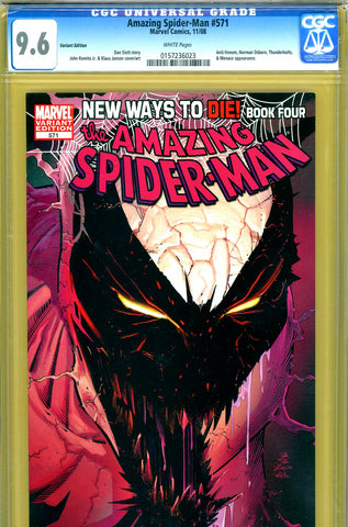 Amazing Spider-Man #571 CGC graded 9.6 Variant Edition - Anti-Venom cover - SOLD!
