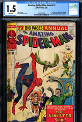 Amazing Spider-Man Annual #1 CGC graded 1.5 white pages SOLD!