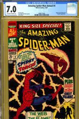 Amazing Spider-Man Annual #04 CGC graded 7.0 - first "MCG" rec. logo