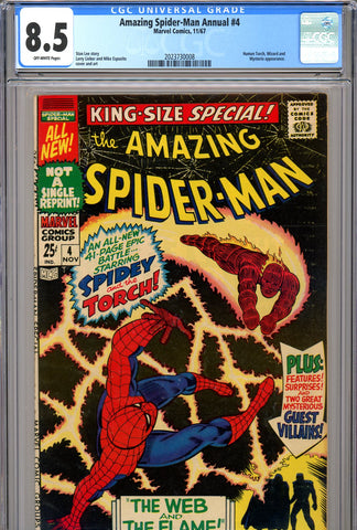 Amazing Spider-Man Annual #4 CGC graded 8.5 SOLD!