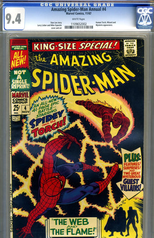 Amazing Spider-Man Special #4   CGC graded 9.4 - SOLD!