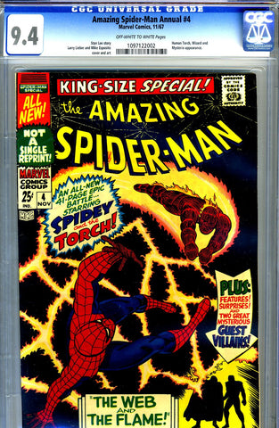 Amazing Spider-Man Annual #4   CGC graded 9.4 - SOLD