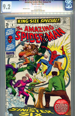Amazing Spider-Man Annual #6  CGC graded 9.2 Sinister Six SOLD!