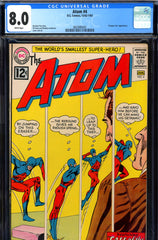 Atom #04 CGC graded 8.0 - Snapper Carr appearance - SOLD!