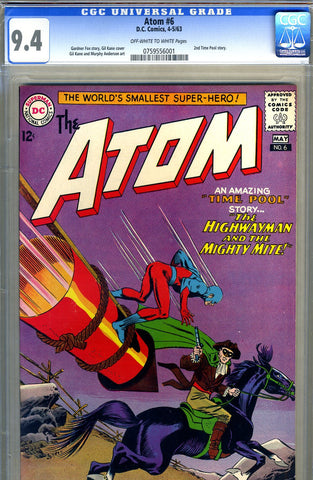 Atom #06   CGC graded 9.4 - SOLD