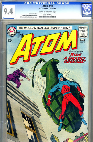 Atom #10   CGC graded 9.4 - SOLD