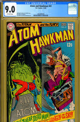 Atom and Hawkman #41 CGC graded 9.0  Kubert cover/art