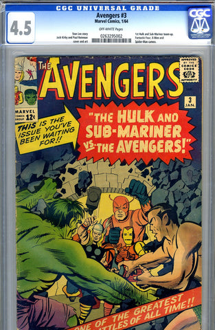 Avengers #03   CGC graded 4.5 - SOLD!