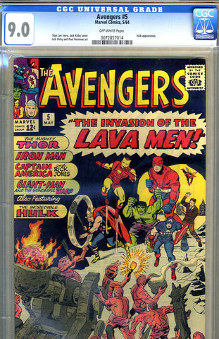Avengers #05   CGC graded 9.0 - SOLD