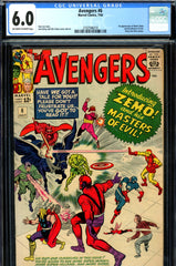 Avengers #06 CGC graded 6.0 - first Zemo and his Masters of Evil - SOLD!