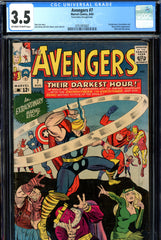 Avengers #07 CGC 3.5 - Enchantress, Executioner, Zemo - SOLD!