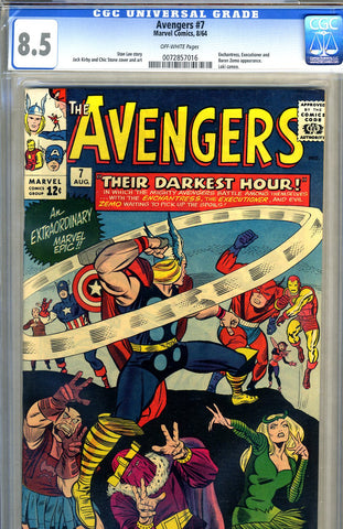 Avengers #07   CGC graded 8.5 - SOLD
