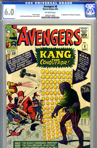 Avengers #08   CGC graded 6.0 - SOLD!