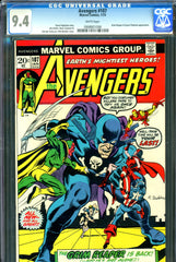 Avengers #107 CGC graded 9.4 - Grim Reaper is back! SOLD!