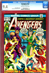 Avengers #114 CGC graded 9.4  Swordsman joins - 1st Mantis cover - SOLD!