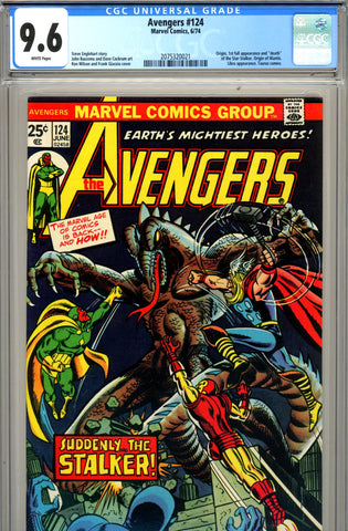 Avengers #124 CGC graded 9.6 semi-key issue - SOLD!