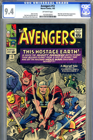 Avengers #12  CGC graded 9.4 - SOLD!