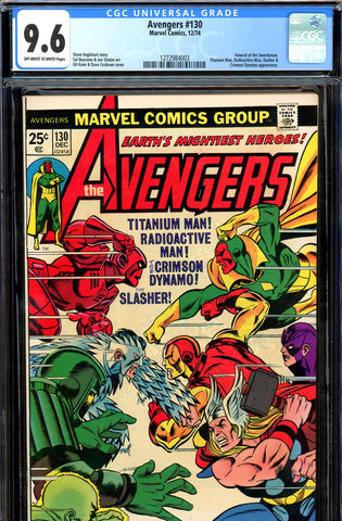 Avengers #130 CGC graded 9.6 - battle cover - SOLD!
