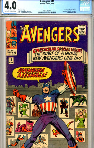 Avengers #16 CGC graded 4.0 new team SOLD!
