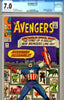 Avengers #16  CGC graded 7.0 classic cover SOLD!