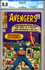 Avengers #16 CGC graded 8.0 new Avengers line-up SOLD!