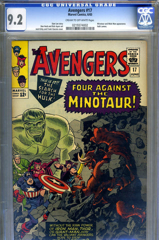 Avengers #17   CGC graded 9.2 - SOLD!
