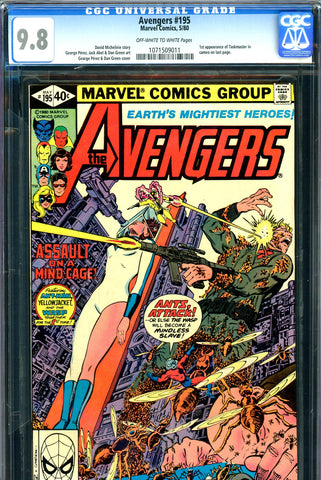 Avengers #195 CGC graded 9.8 - HIGHEST GRADED - SOLD!