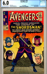 Avengers #19 CGC graded 6.0 first Swordsman SOLD!
