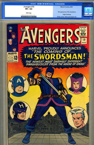 Avengers #19   CGC graded 8.5 - SOLD