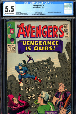 Avengers #20 CGC 5.5 - second Swordsman - SOLD!