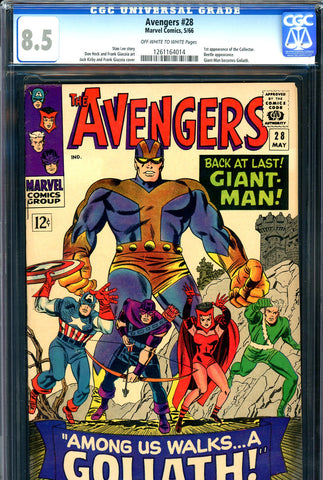 Avengers #028 CGC graded 8.5 - first Goliath - SOLD!