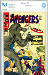Avengers #37   CBCS  graded 9.4  white pages SOLD!