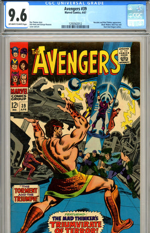 Avengers #39 CGC graded 9.6 - first Triumvirate of Terror - SOLD!