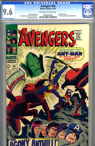 Avengers #46   CGC graded 9.6 SOLD!