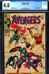Avengers #58 CGC 4.0 - Vision joins  origin of Vision - SOLD!