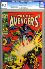 Avengers #65   CGC graded 9.4 - Pacific Coast pedigree