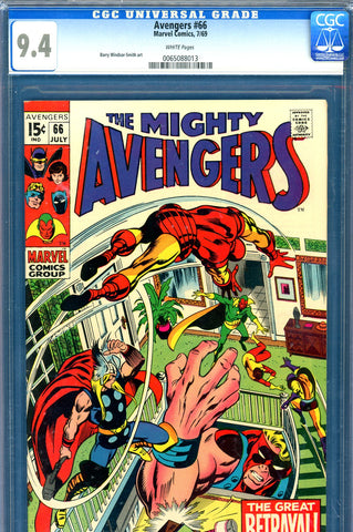 Avengers #066 CGC graded 9.4 - first appearance of Adamantium