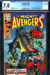 Avengers #69 CGC 7.0 - first app of Grandmaster - SOLD!