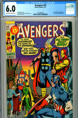 Avengers #92 CGC 6.0 - Neal Adams cover - SOLD!