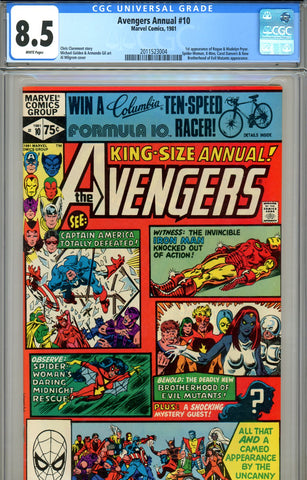 Avengers Annual #10 CGC graded 8.5 first Rogue SOLD!